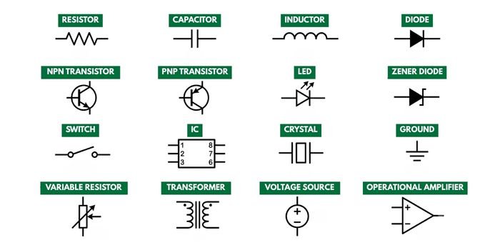 PCB Symbol Guide: Schematic Design & Layout Standard Symbols